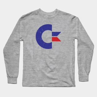 Retro Commodore Logo Long Sleeve T-Shirt